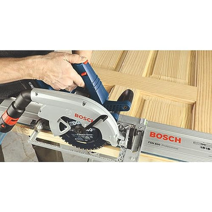 BOSCH GKS18V-25GCB14 PROFACTOR™ 18V Connected-Ready 7-1/4 In. Circular Saw Kit with Track Compatibility and (1) CORE18V® 8 Ah High Power Battery - WoodArtSupply