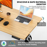 SMUG Standing Desk, 40 x 24 in Electric Height Adjustable Computer Desk for Home Office, Sit Stand up Work Gaming Table with Memory SMUG