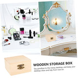 VOSAREA 8 pcs Packaging storage wooden box jewelry storage organizer wooden treasure chest wooden decor woodsy decor rustic wooden case wood ring VOSAREA