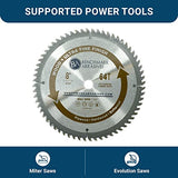 Benchmark Abrasives 8" 64 Tooth, TCT Wood Cutting Saw Blade for General Purpose Cutting & Trimming of Softwoods, Hardwoods, Long Lasting Blades, Use Benchmark Abrasives