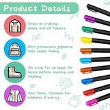 Jutom 38 Pcs DIY Baby Bibs Decorating Sets Includes 14 White Baby Bibs 10 Fabric Paint Markers 14 Stencils, 2 Ply Cotton Drool Bibs Plain Baby Shower Jutom