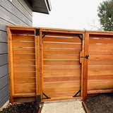 GoldOrcle Gate Corner Brace Bracket Anti Sag Gate Frame Hardware Kit for Wooden Gate Fence with a Latch GoldOrcle