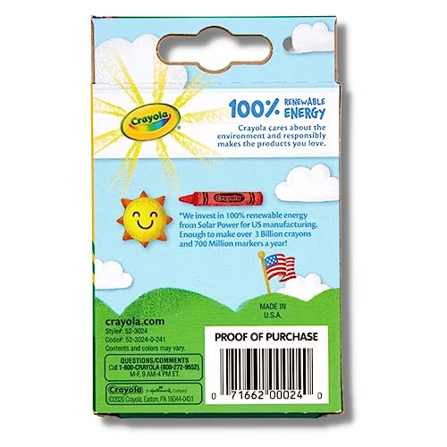 Classic Color Pack Crayons (24/Box) [Set of 3] Crayola