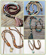 Prometis 200pcs 8mm Natural Sandalwood Round Beads Gorgeous Craft Handmade Polished Spacer Mala Pray Beads with Elastic Cord for Bracelets DIY Rosary Prometis