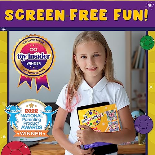 SUNGEMMERS Window Art Suncatcher Kits - Great Birthday Gift Idea, 6 7 8 9 10 11 12 Year Old Girl - Fun Arts for Kids, Spring Crafts PURPLE LADYBUG