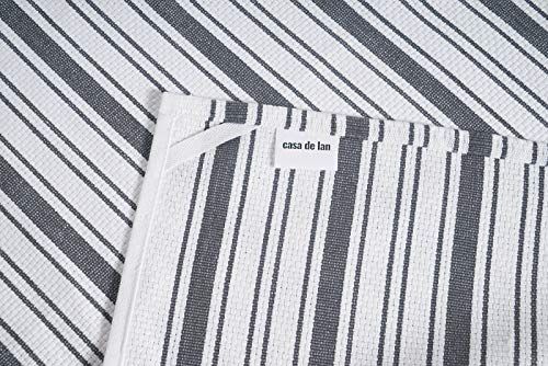 Casa De Lan Pack of 6 Cotton Kitchen Towel Set - Dish Towels for Kitchen - Basket Weave Cloths - Tea Towels for Kitchen - Highly Absorbent - 100% Casa De Lan