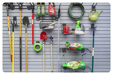 HandiWall Lawn and Garden Accessory Kit with Locking Hook Brackets HandiWall