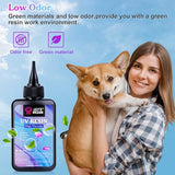 LET'S RESIN UV Resin,200g High Viscosity Crystal Clear Thick UV Resin Kit, Quick-Curing&Low Shrinkage Ultraviolet Epoxy Resin for Crafts, Doming, LET'S RESIN