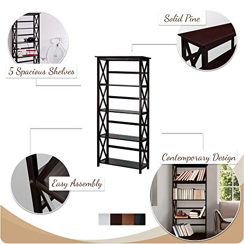 Casual Home Shelf Bookcase - WoodArtSupply