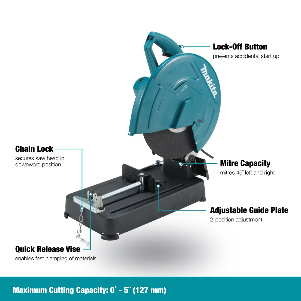 Makita LW1401 Cut-Off Saw, 14" - WoodArtSupply