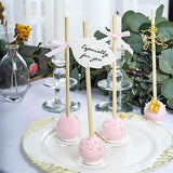 Dowel Rods, 30PCS Bamboo Sticks, Wooden Dowel Rods - Wolwefa 1/3 x 15.7 Inch Unfinished Bamboo Sticks for Crafts and DIY Wolwefa