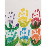 Colorations Classic Primary Colors Jumbo Washable Stamp Pads Washable Ink Pack of 6 (6"L x 7"W) - Classroom Stamping for Kids With Lid Colorations