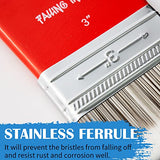 Falling in Art Flat Paddle Paint Brush, Scale Brush for Oil and Acrylic Paints,4 Inch Falling in Art