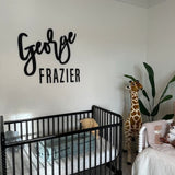 Custom Name Sign - Baby Nursery Signs - Personalized Name Decor, Wooden Wall Decorations Kobasic Creations