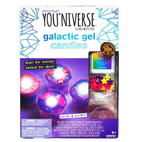 Just My Style You*niverse Galactic Gel Candles – DIY Gel Candle Kit – Create Your Own Gel Candles – Arts & Crafts Kits for Kids Age 6 And Up Just My Style