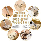 53-Piece Wood Burning Kit Professional Soldering Iron Tips & DIY Drawing Template Carving, Engraving, Craft Tools, Stencils, and Wood Burning TITA-DONG