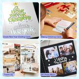 AKARUED Outline Shimmer Markers Set: Self Outline Metallic Marker Glitter Pens Set, 12 Colors Double Line Pens Fancy Markers for Kids Ages 8-12 AKARUED