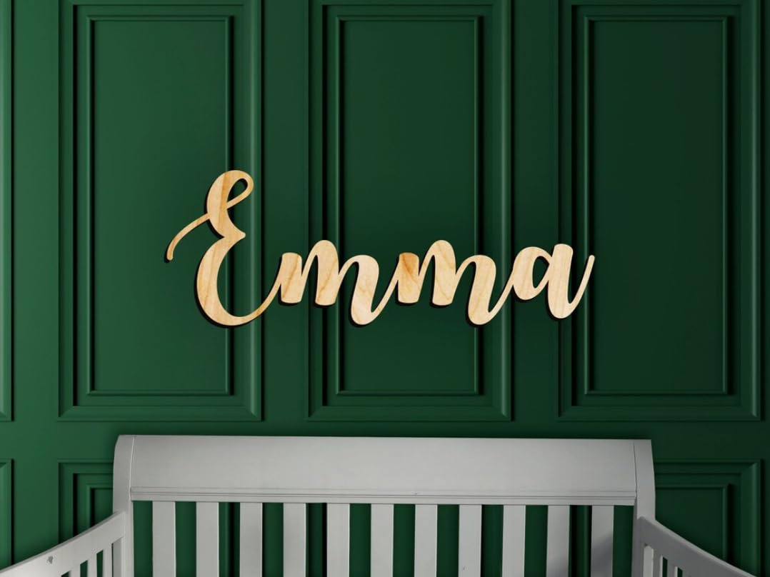 Personalized Name Signs | Nursery Name Sign | Family Name Sign | Custom Wood Name Signs | Baby Name Sign American Sign Letters
