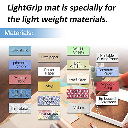 DOOHALO Cutting Mat for Cricut Maker and Cricut Explore Air2/One Smart Cutting Machine Expression 12 X 12 inch 3 Pack Replacement Variety Adhesive - WoodArtSupply