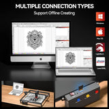 Laser Engraver KENTOKTOOL JL5, 5.5W Laser Engraving Machine, High Precision CNC Laser Cutter, Quick Assembly, Laser Cutter and Engraver Machine Wood Woxcker