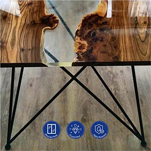 Deep Pour Epoxy Resin for River Table | 3/4 Gallon (2.85 L) | 2'' Deep Pour & Casting Epoxy Resin Kit | Low VOC & Low Odor | for River Tables, Deep Magic Resin