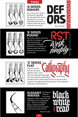 The Speedball Textbook, 25th Edition, A Comprehensive Guide to Pen & Brush Lettering Calligraphy Speedball