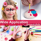 Hulameda 4ps-Paint Tray Palettes, Paint Pallet, Paint Holder, Painting Palette, Plastic Palette, Paint Tray Pallets for Kids to Painting or Have a Hulameda