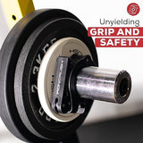 Iron Crush Olympic Barbell Clips - Adjustable & Slim Gym Clamps for Maximum Weight Capacity - Quick Release Barbell Collar Bar Locks for Weight Iron Crush