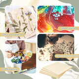 Tenceur 4 Pack 20" x 20" Birch Wood Panel Boards Kit Unfinished Wood Canvas Wooden Panel Boards for Painting 3/4" Deep Depth Wooden Canvases for Tenceur