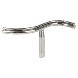 Copgge S Curved Lathe Tool Rest for Wood Lathe Special Shaped Bowl Turner Tool Rest Bowl Turning Tool Holder Lathe Tool Base Curve Bowl Rest Bar Copgge