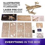 UGEARS NASA Space Shuttle Discovery - Wooden Models to Build for Adults - Space Shuttle Model Kit - Mechanical 3D Puzzle Wooden Model Kit for Adults UGEARS