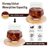 12 Pack Unfinished Wood Coasters, GOH DODD 5 Inch Wooden Coasters Crafts Blanks for DIY Drawing Painting Laser Engraving Wood Burning, Round GOH DODD