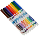Crayola Ultra Clean Washable Markers, Fine Line Markers, School Supplies, 8 Count, Multicolor Crayola