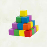 50pcs Blank Cubes unpainted Wood Blocks Wood Cube Unfinished Blocks Craft Cubes DIY Wood Blocks Wood Craft Block Square Blocks Unfinished Blank Child SUPVOX