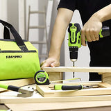 FASTPRO 175-Piece 12V Cordless Drill Set, Drill Driver and Home Tool Kit, House Repairing Tool with 12-Inch Storage Tool Bag, For DIY, Home FASTPRO