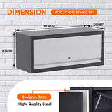 SUXXAN Metal Wall Cabinet with Up-flip Door,Wall-Mounted Locker for Garage Workshop Kitchen（one Cabinet SUXXAN