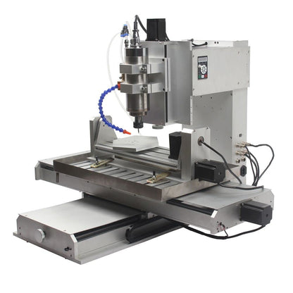 US STOCK Ovsuqu CNC 6040 5 axis CNC Router Engraving Machine 2200W Spindle water cooling Ball Screw CNC Pillar Type CNC Wood Aluminum Copper Metal - WoodArtSupply