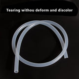 Feelers 3/8" ID x 1/2" OD Silicone Tubing Food Grade Pure Silicon Tube High Temp Home Brewing Winemaking Silicone Hose Tubing, 3.28ft Length Feelers