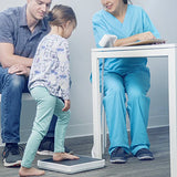 Medical Grade Floor Scale - Portable - Easy to Read Digital Display - Heavy Duty - Home, Hospital & Physician Use - Pound & Kilogram Settings - 12" x Patient Aid