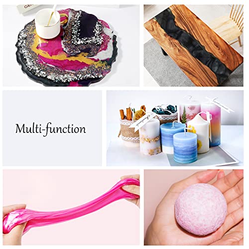 LET'S RESIN Black Mica Pigment Powder, 3.5 Ounces/ 100 Grams Black Mica Powder for Soap Making, Shimmer Resin Pigment Powder for Epoxy, Slime, Bath LET'S RESIN