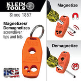 Klein Tools 85146 Screwdriver Set with Magnetizer / Demagnetizer for Magnetic Tips 3 Slotted, 3 Phillips, Non-Slip Cushion Grip, 6-Piece Klein Tools