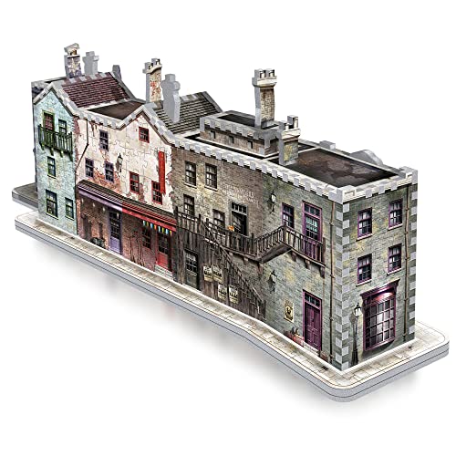 Wrebbit3D Harry Potter Diagon Alley 3D Puzzle for Teens and Adults | 450 Real Jigsaw Puzzle Pieces | Not Just an Ordinary Model Kit for Adults for - WoodArtSupply