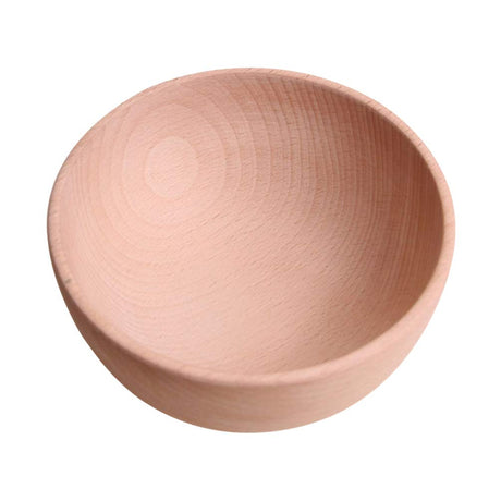 SUPVOX 1pc Unfinished Wood Decorative Wood Bowl Wood Soup Bowl Wooden Serving Bowls Wood Serving Bowl Handmade Wood Bowl Wooden Dishes Salad Bowl Set SUPVOX