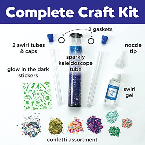 Creativity for Kids Magic Swirl Kaleidoscope Kit - Make Your Own Kaleidoscope for Kids, STEM Toys, Medium Creativity for Kids