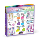 Craft-tastic - Fold and Stick Hair Puffy Charms - Craft and Accessory Kit - for Ages 5+ Craft-tastic