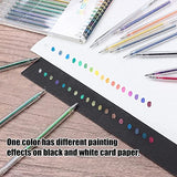 SMOOTHERPRO Glitter Gel Pens 1.0mm Metallic Vibrant Sparkle Colorful Pen 18 Colors for Coloring Calligraphy Cards Journal Drawing (SC623-18) SMOOTHERPRO