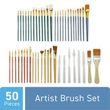 Michaels Super Value 50 Piece Brush Set by Artist's Loft™ Necessities™ Artist's Loft