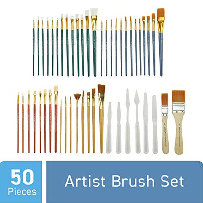 Michaels Super Value 50 Piece Brush Set by Artist's Loft™ Necessities™