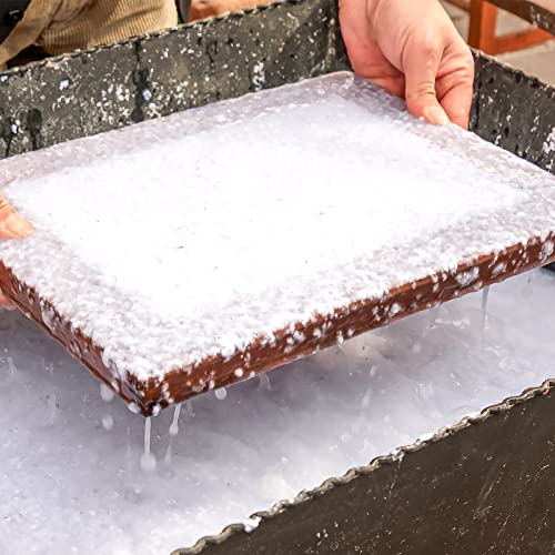 Caydo 3 Pieces Paper Making Frame Kit, Papermaking Mould and Deckle with Mesh, Absorbent Paper and Sponge for Kids Adults Supplies(5 x 7 Inches, 7.5 Caydo