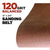 Makita 15 Piece - 4" Multi-Grit Sanding Belt Set For 4" Belt Sanders – Complete Sanding Set For Wood & Metal - 80-240 Grits Makita
